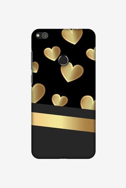 Amzer Golden Hearts Designer Case For Huawei P8 Lite 2017