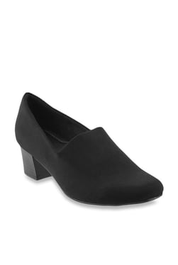 Formal Black Leather Shoes For Women