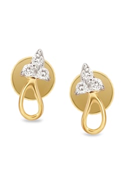 Tanishq Earrings Online At Tata Cliq Tanishq 18k Gold Diamond Earrings