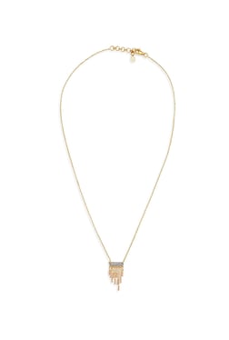 Mia by Tanishq 14 k Gold & Diamond Pendant with Chain