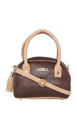 Esbeda Dark Brown Tassel Handbag