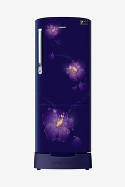 Samsung RR24M285ZU3/NL 230 L INV 3 Star Direct Cool Single Door Refrigerator (Rose Mallow Blue)