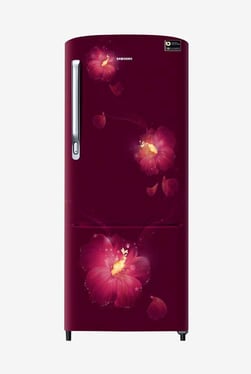 Samsung RR24M275ZR3/NL 230 L INV 3 Star Direct Cool Single Door Refrigerator (Rose Mallow Plum)