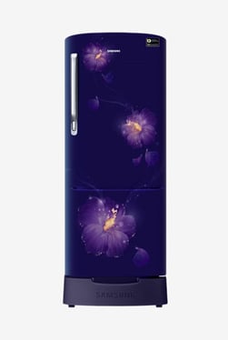 Samsung RR20N282ZU3/NL 192 L INV 3 Star Direct Cool Single Door Refrigerator (Rose Mallow Blue)