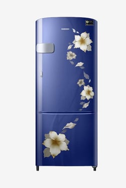 Samsung RR22N3Y2ZU2/HL 212 L INV 3 Star Direct Cool Single Door Refrigerator (Rose Mallow Red)