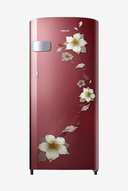 Samsung RR19N2Y12R2/NL 192 L 2 Star Direct Cool Single Door Refrigerator (Star Flower Red)