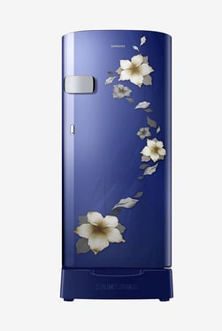Samsung RR19N1Z22U2/HL 192 L 2 Star Direct Cool Single Door Refrigerator (Star Flower Blue)