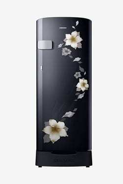 Samsung RR19N1Z22B2/HL 192 L 2 Star Direct Cool Single Door Refrigerator (Star Flower Black)