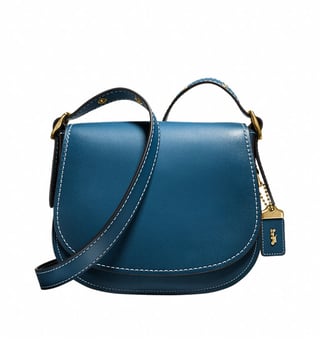 Buy Coach 1941 Dinky Dark Denim Saddle Bag 23 for Women Online