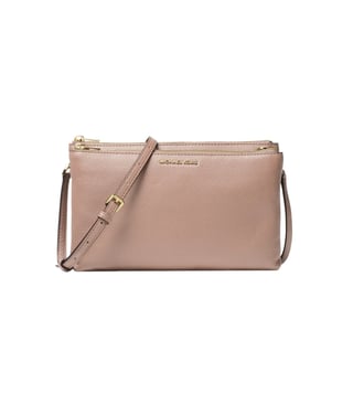 Buy Michael Michael Kors Adele Fawn Crossbody Bag for Women Online Tata CLiQ Luxury