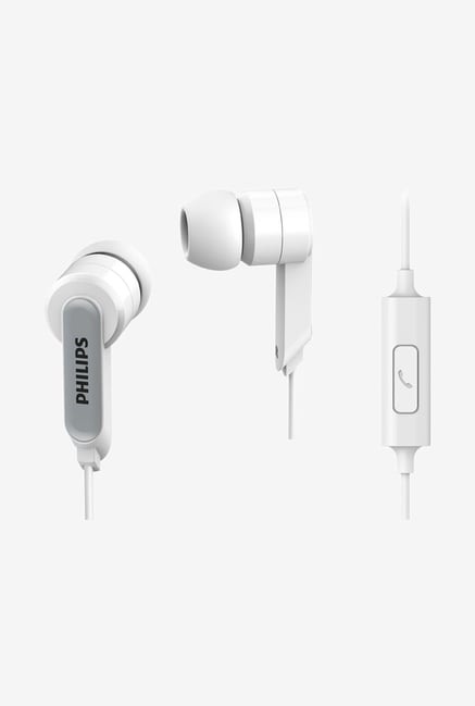 Philips She1405Wt Wired Earphones White