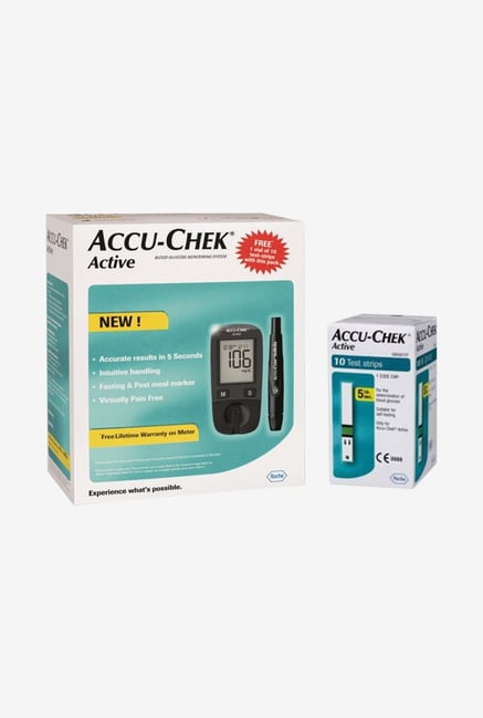 Accu Chek Active Glucometer Black