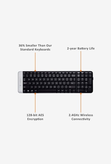 Logitech wireless keyboard k230 black usb обзор