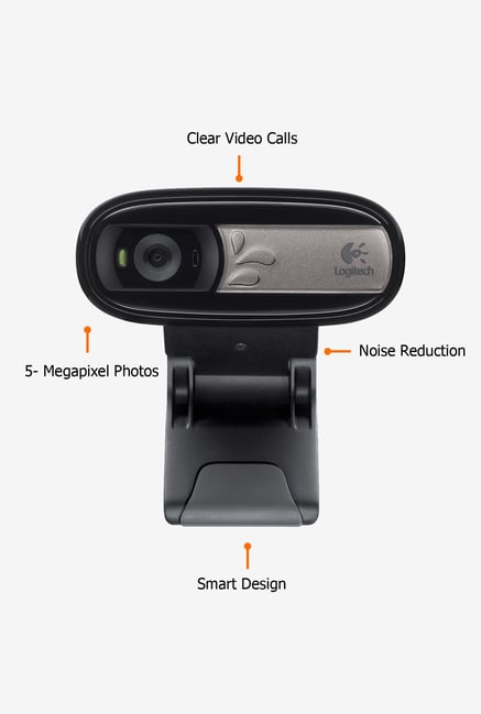Buy Logitech C170 Webcam Black online at TATA CliQ.com