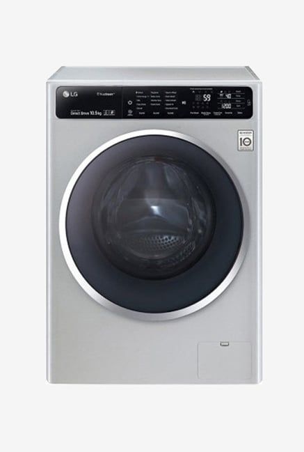 LG 10.5KG Front Loaded Fully Automatic FH4U1JBSK4 Washing Machine Silver LG 10.5KG Front Loaded Fully Automatic FH4U1JBSK4 Washing Machine Silver