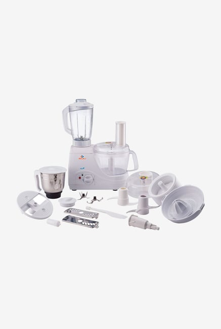 Bajaj FX7 600W 2 Jars Food Processor (White)