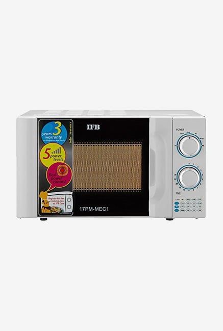 IFB 17PM MEC 17L Solo Microwave Oven White