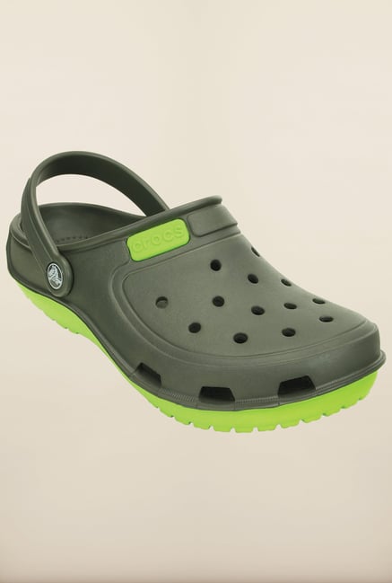 crocs graphite volt green