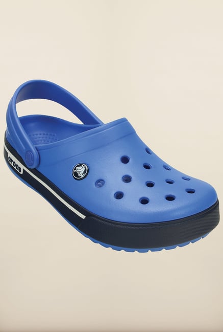 Buy Crocs Crocband II.5 Varsity Blue Navy Clogs Online at best