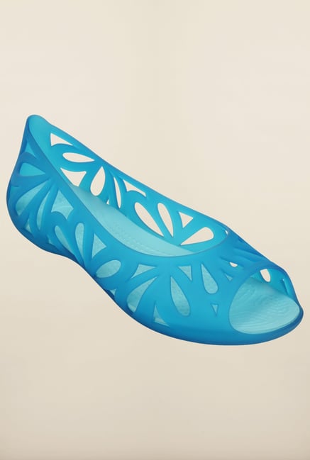 Buy Crocs Adrina III Blue Peeptoe Sandals Online at best price at