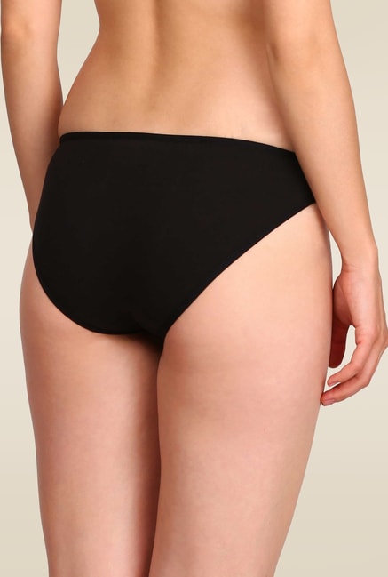 JOCKEY Women Bikini Black Panty - Buy JOCKEY Women Bikini Black Panty  Online at Best Prices in India