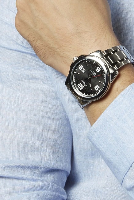 Buy Casio MTP-1314D-1AVDF Enticer Men's Analog Watch at Best Price ...