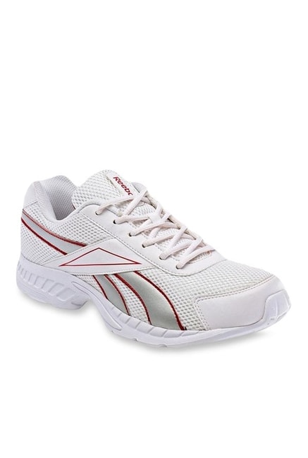 Buy Reebok White \u0026 Silver Running Shoes 