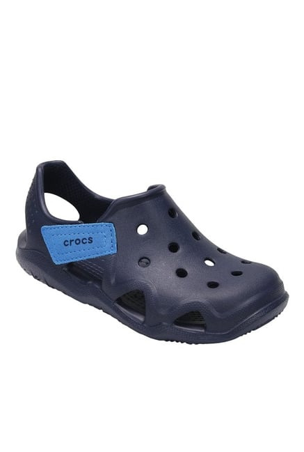 Crocs Swiftwater Wave Sandals Black Slip On Shoes Sling Back Mens Size 7 |  eBay