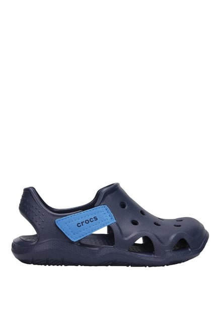 crocs swiftwater wave navy blue