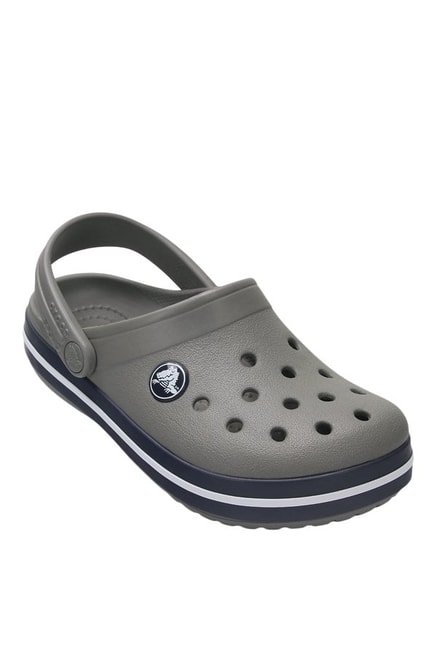 grey kids crocs