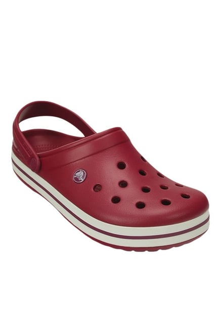 crocs men red