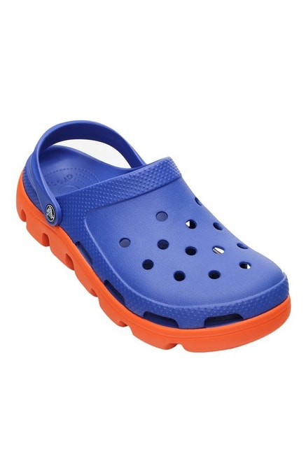 Crocs Duet Sport Blue \u0026 Orange Back 