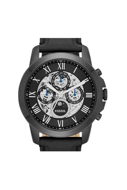 Fossil Grant Fossil Skeleton Watch Automatic Fossil Automatic