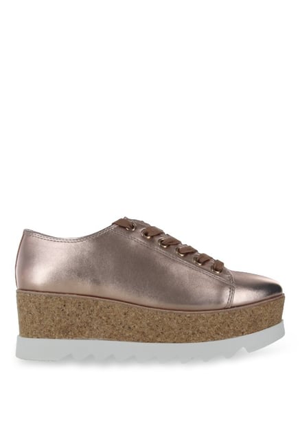 Steve Madden Korrie Rose Gold Sneakers