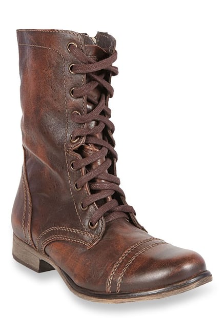 Steve Madden Troopa Brown Derby Boots