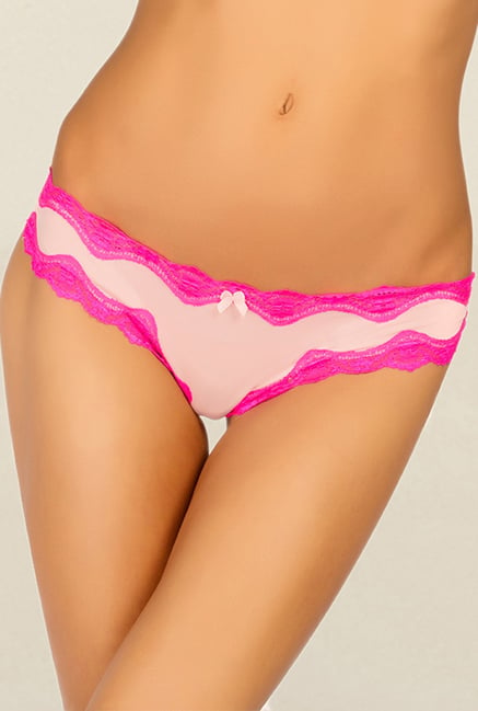 Buy Candyskin Pink Thong Panty for Women Online @ Tata CLiQ