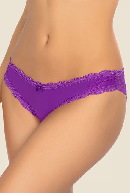 Candyskin Purple Lace Bikini Panty