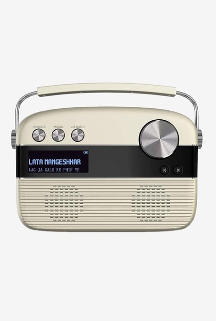 Saregama Carvaan Digital Audio Player (Porcelain White)