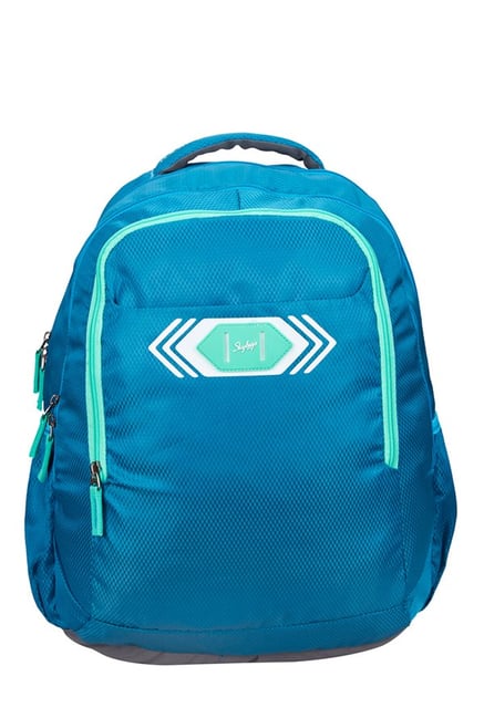 Buy Skybags Footloose Viber 02 Blue Textured Polyester Backpack