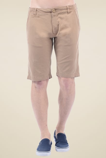 Buy Pepe Jeans Beige Comfort Fit Shorts from top Brands at Best