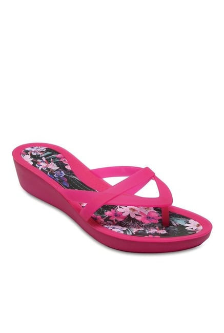 Buy Crocs Isabella Candy Pink Wedge 