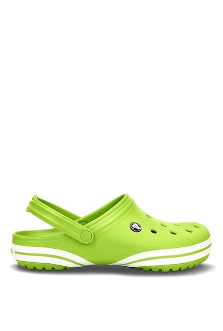 volt green crocs