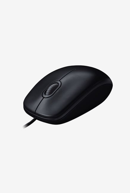 Logitech B100 Optical Wired Mouse Black
