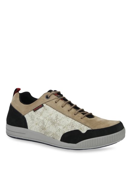 Woodland Khaki \u0026 Black Casual Sneakers 
