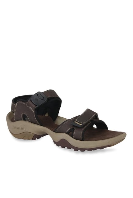 Woodland Men's Brown Floater Sandals