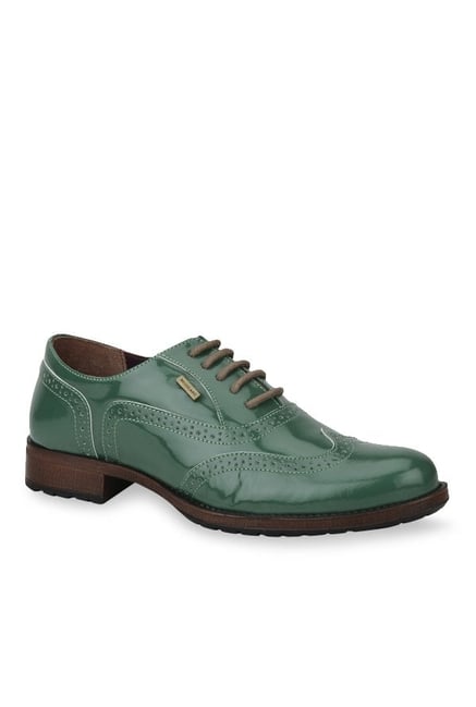 woodland green casual shoes