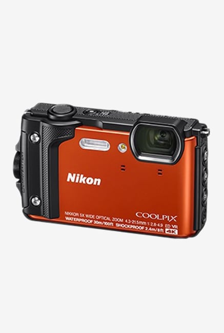 Buy Nikon COOLPIX W300 16 MP Point & Shoot Camera (Orange) Online At ...