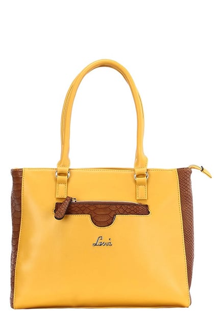 lavie yellow handbag