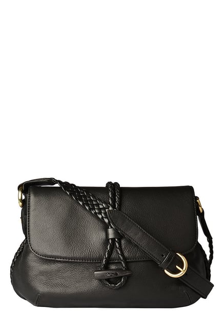 hidesign black sling bag