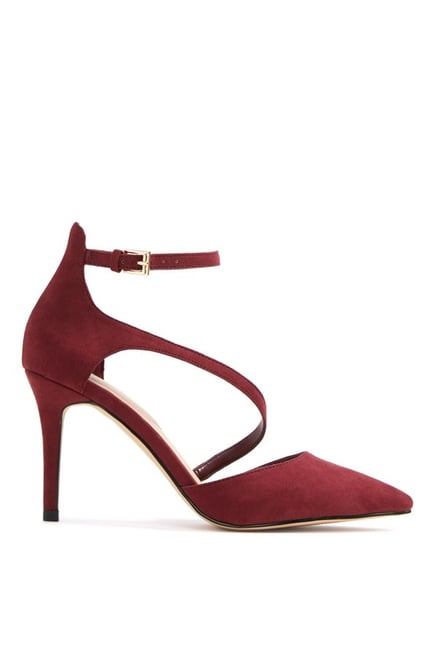 aldo burgundy heels
